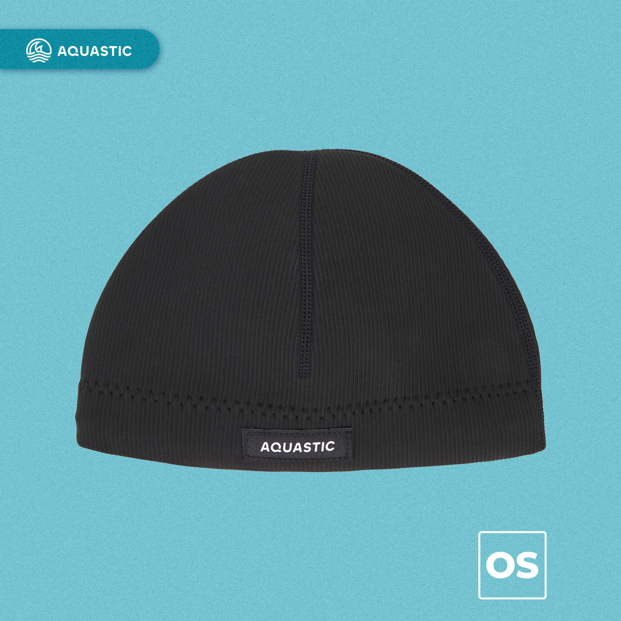 AQUASTIC Wintstick Beanie Gorro de neopreno de 3 mm 2/7