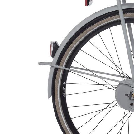 Cortina błotnik tylny 28 U4 W58/L1280 gładki szary mat