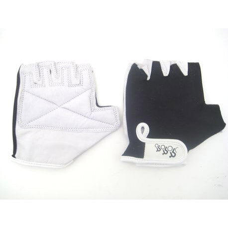 HZB Race ATB Short-Finger Leather Cycling Gloves S
