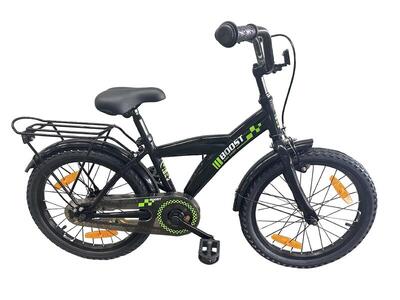 Bike fun kids boost 18 inch jongensfiets met remnaaf en stalen frame