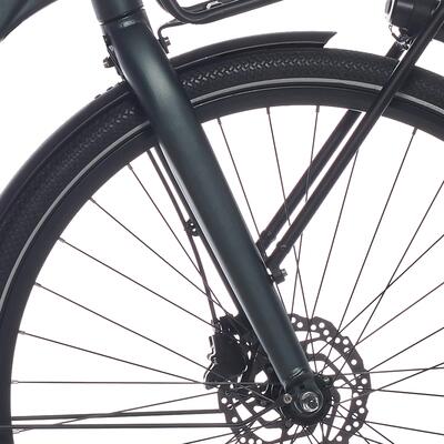 Cortina v-fork e-common db voorvork donkergroen metallic mat 28 inch