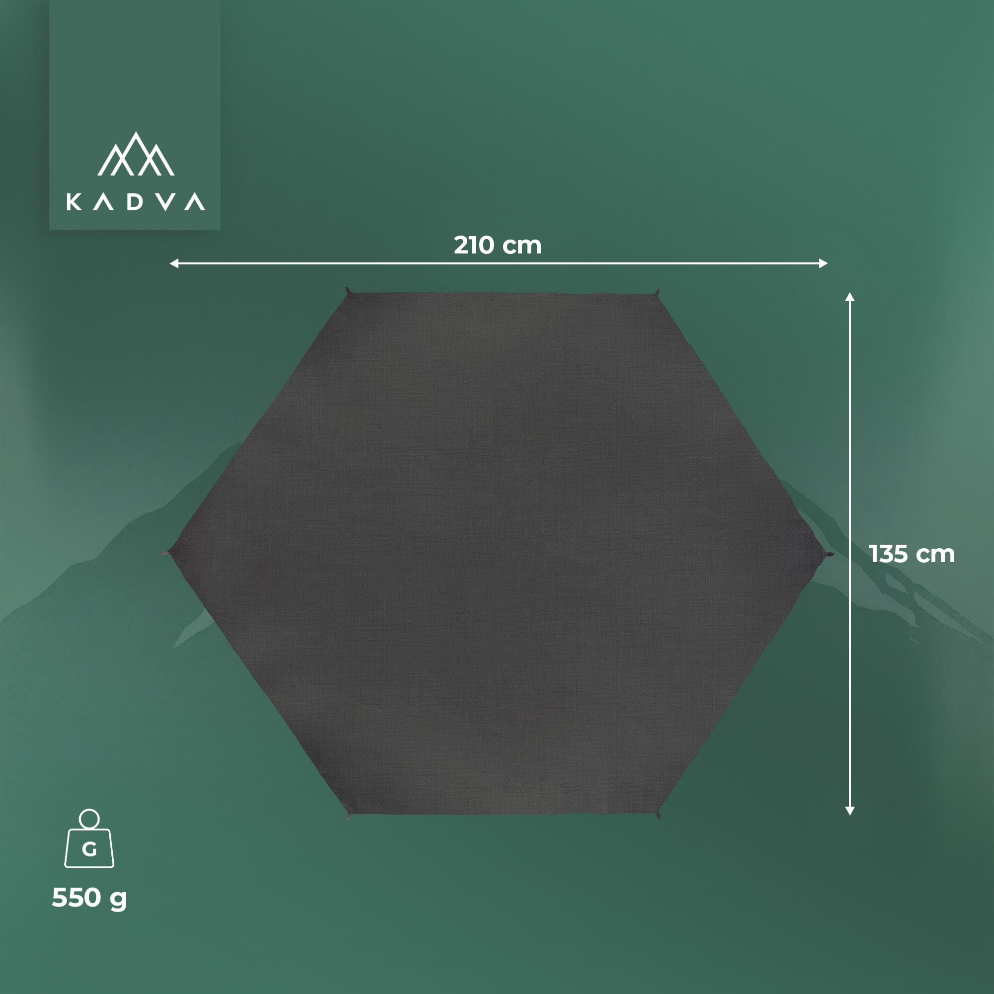 Piso KADVA Planko para a tenda Expedit 2 PRO 2/7