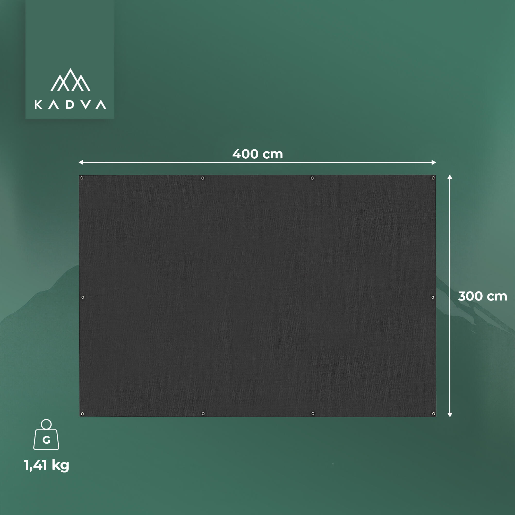Piso para barraca Kadva Planko 3x4 m 2/7