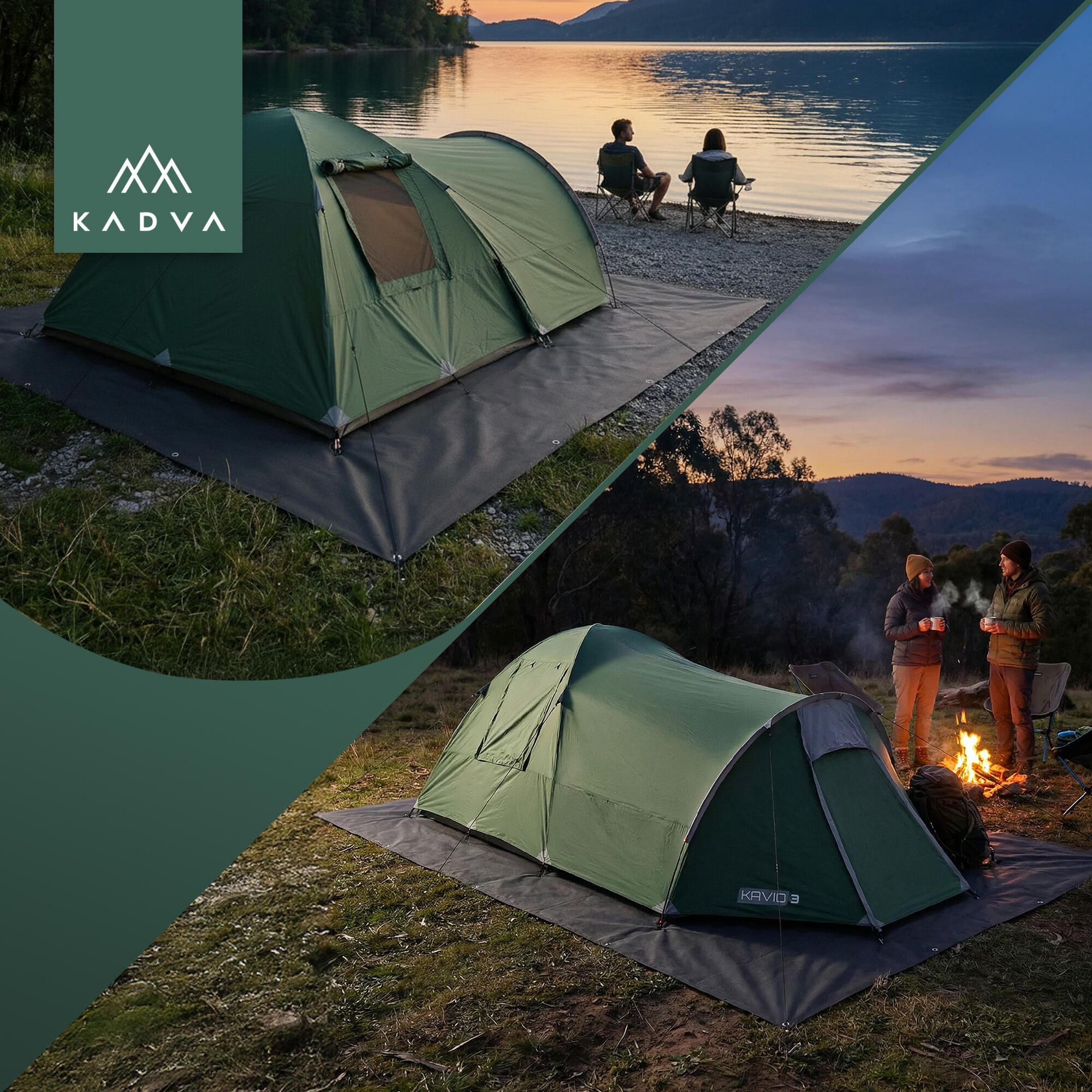 Piso para barraca Kadva Planko 3x4 m 6/7