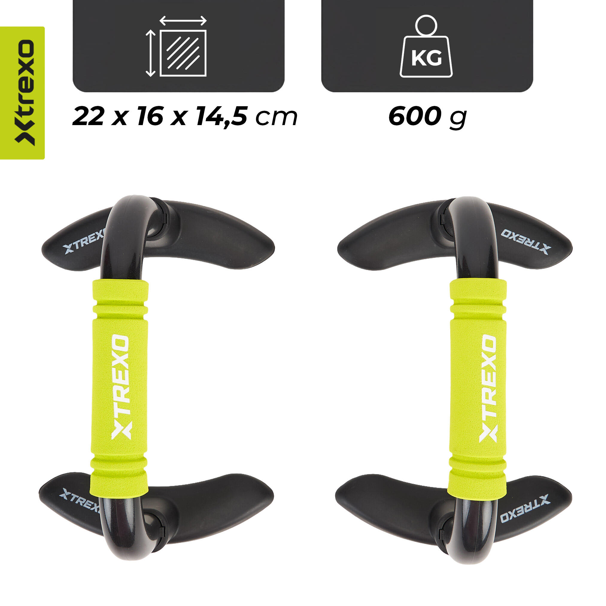 XTREXO TXO-B4Z043-BK push-up handgrepen 3/7