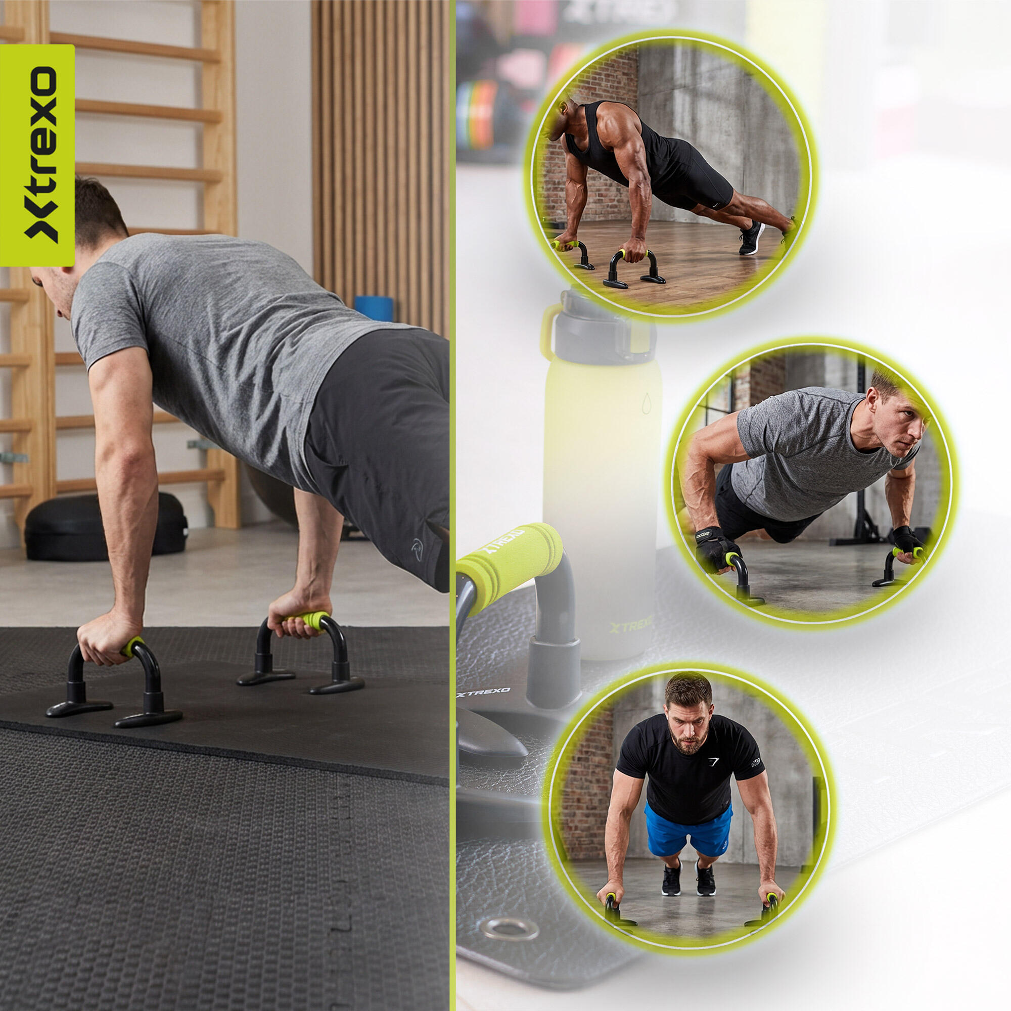 XTREXO TXO-B4Z043-BK push-up handgrepen 5/7