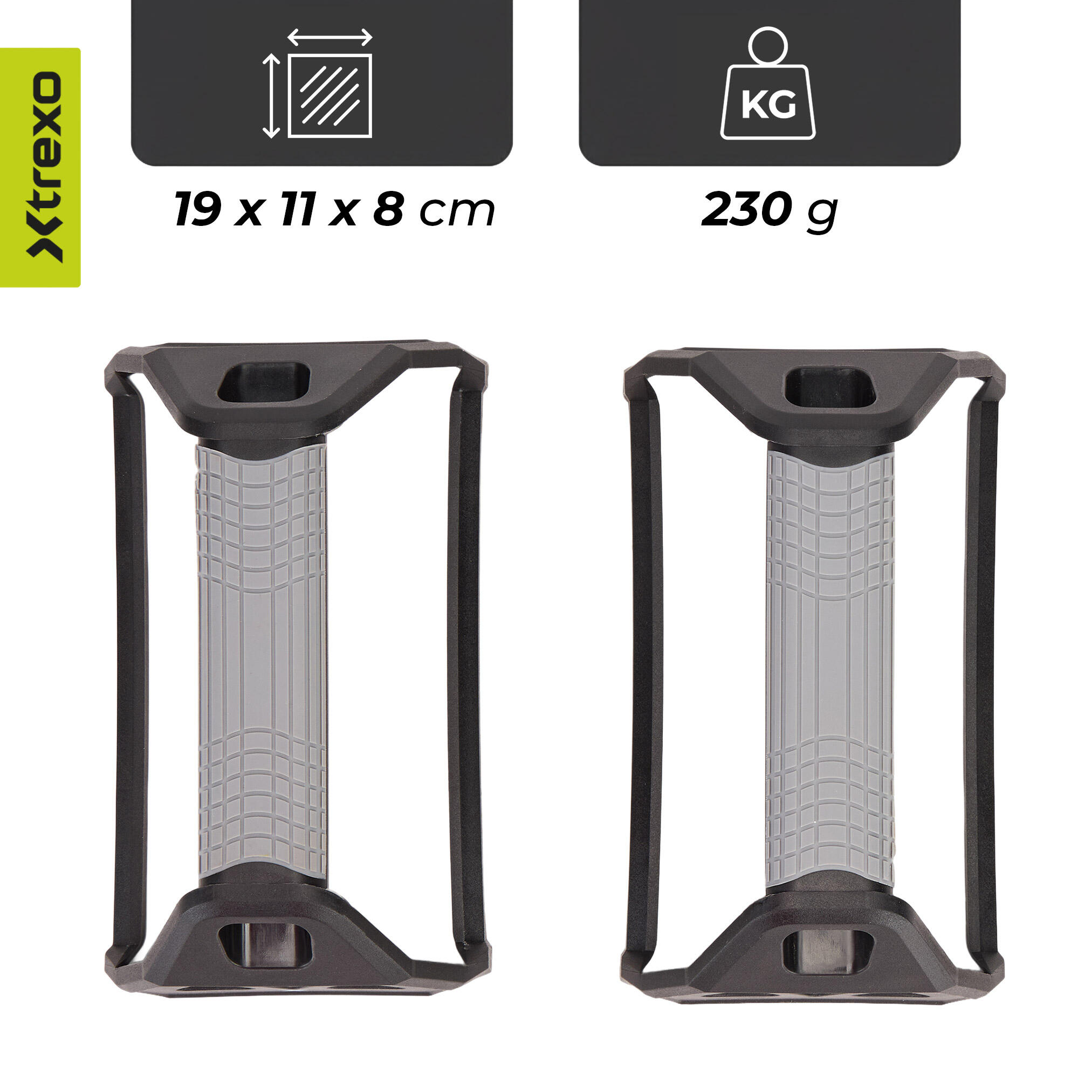 Poignées pour pompes XTREXO TXO-B4Z041-BK 3/7