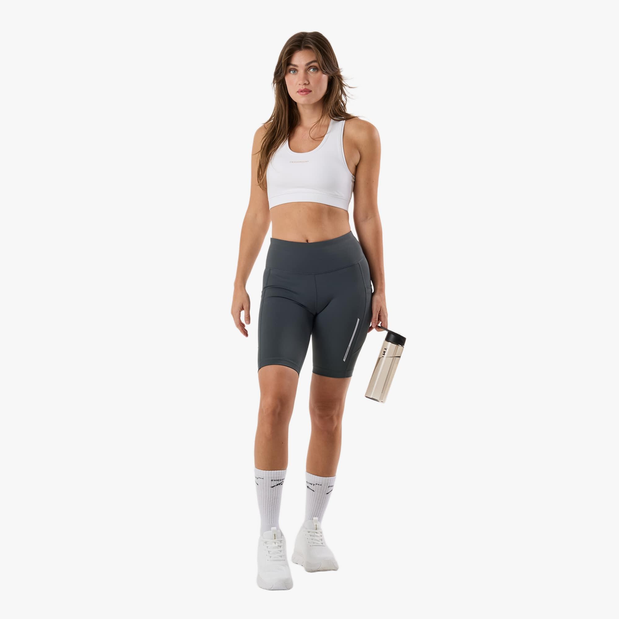 Korte Tights Training Vrouw Core Vochtregulerend 3/8