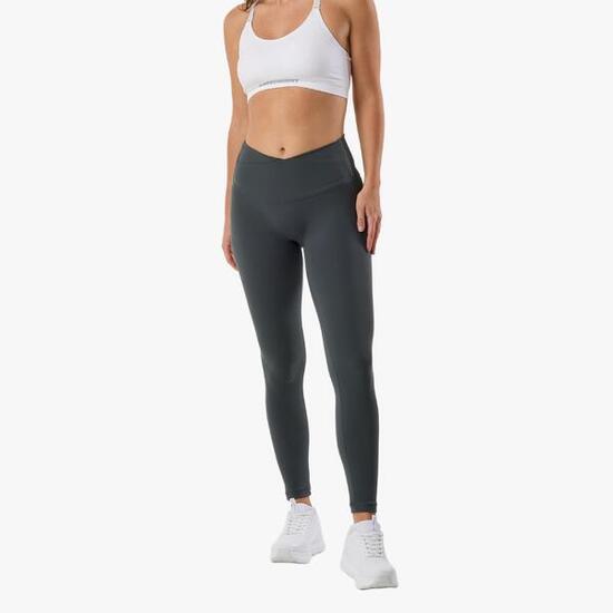 Długie legginsy treningowe damskie Swedemount Core Wrap szybkoschnące