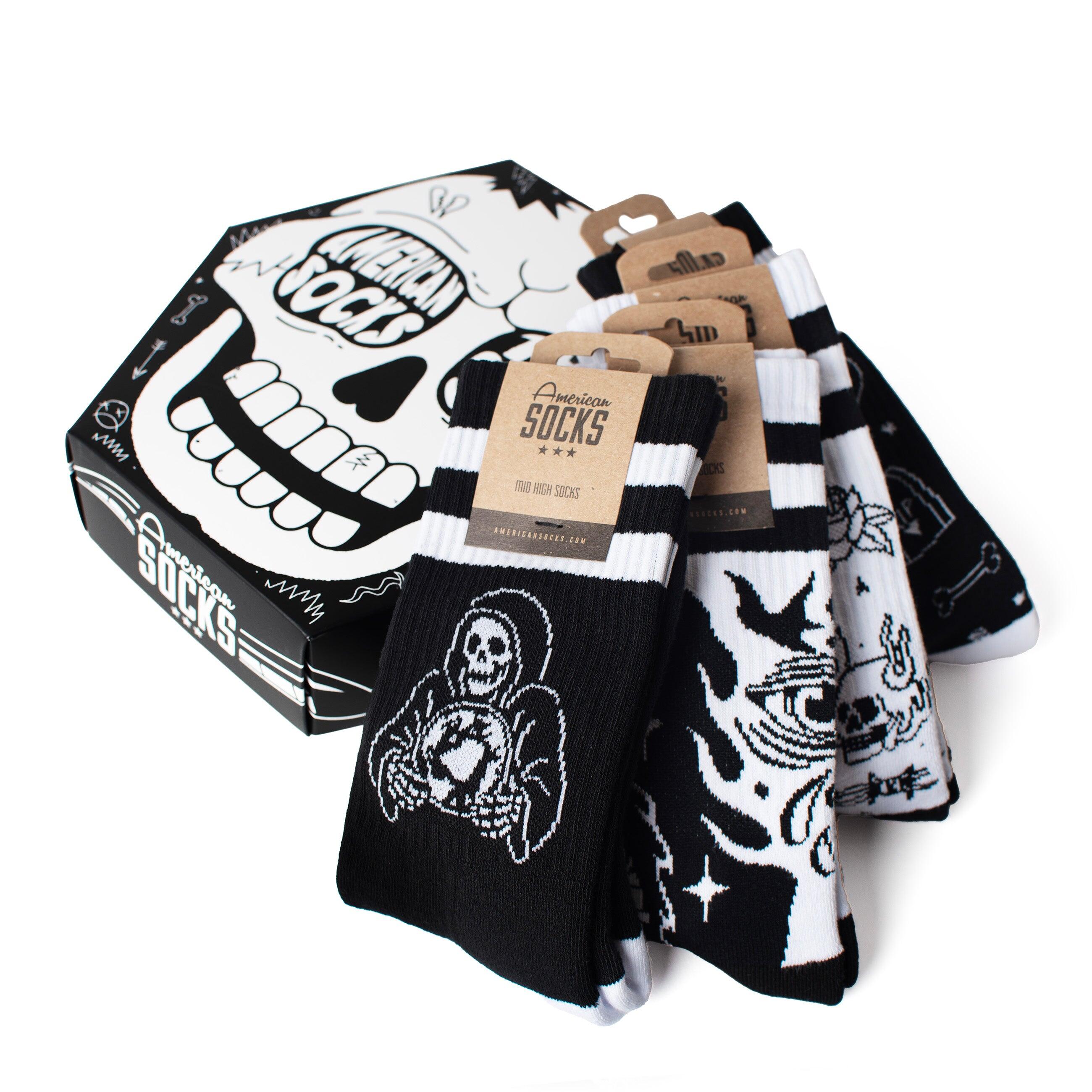 Calzini The Skull - Giftbox - American Socks 4/6