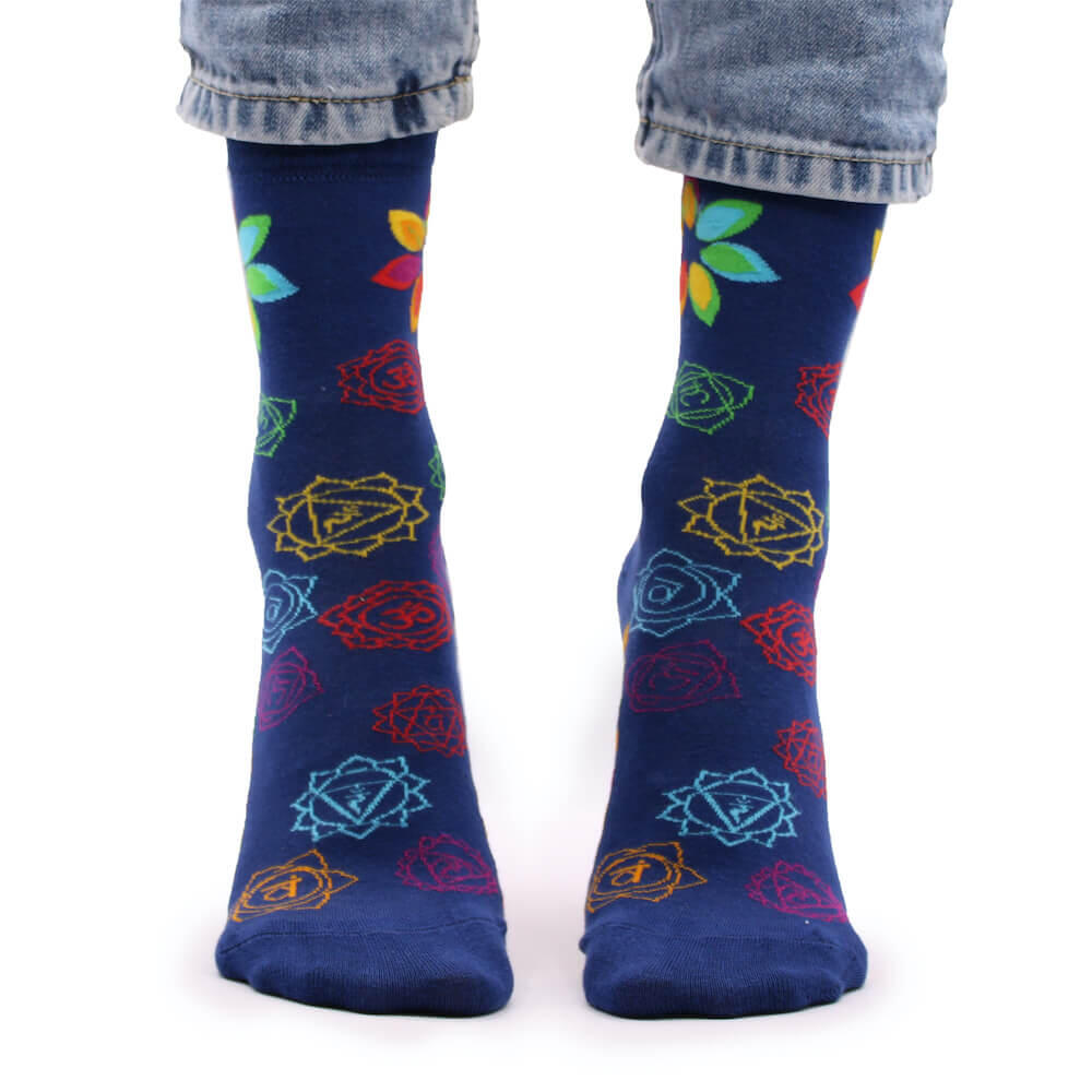 Calcetines de bambú Hop Hare - Chakras arcoíris 2/4