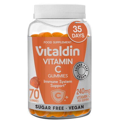 Gommes Vitaldin Vitamine C Orange Vegan Sans Sucre 3 pots