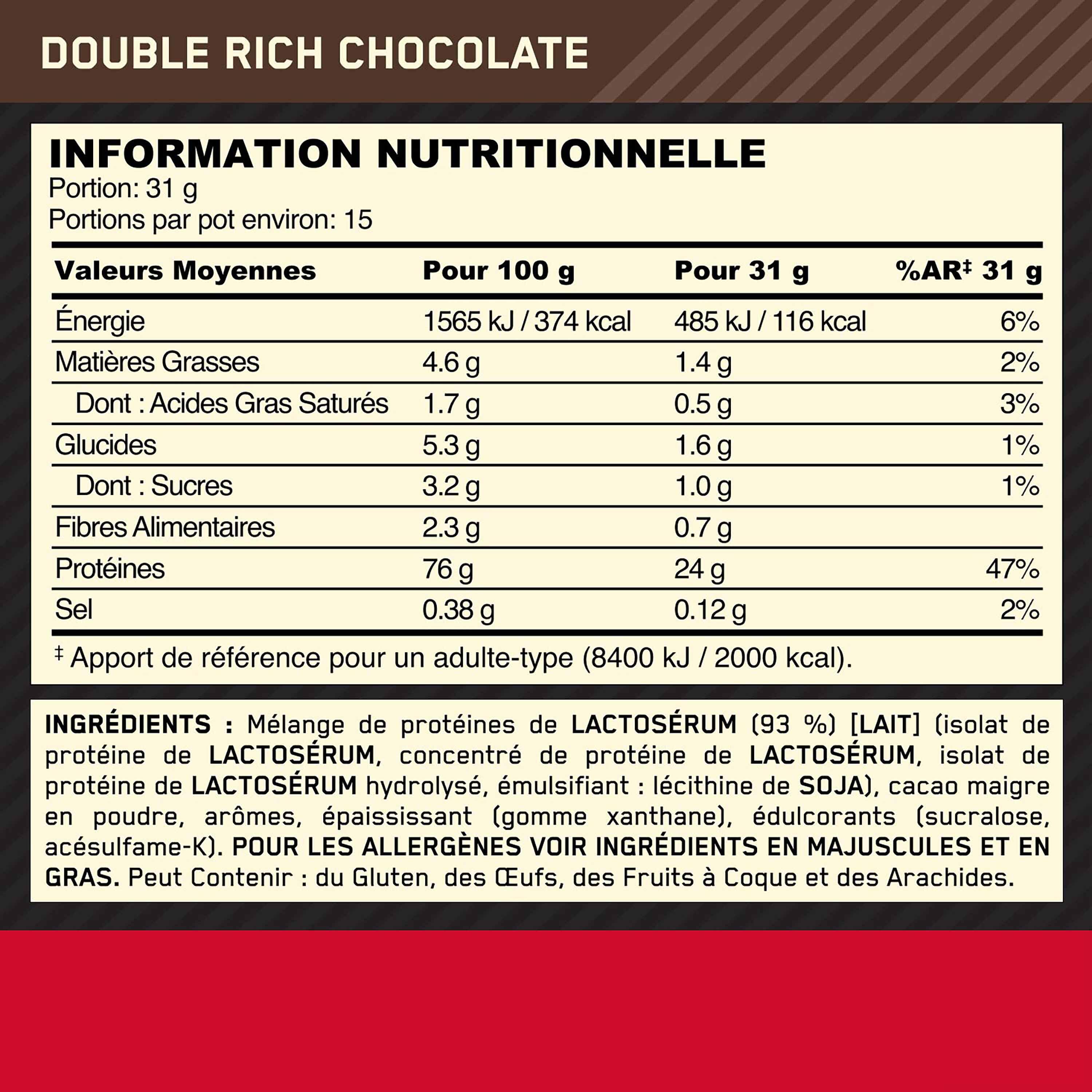 Gold Standard 100% Whey 5/7