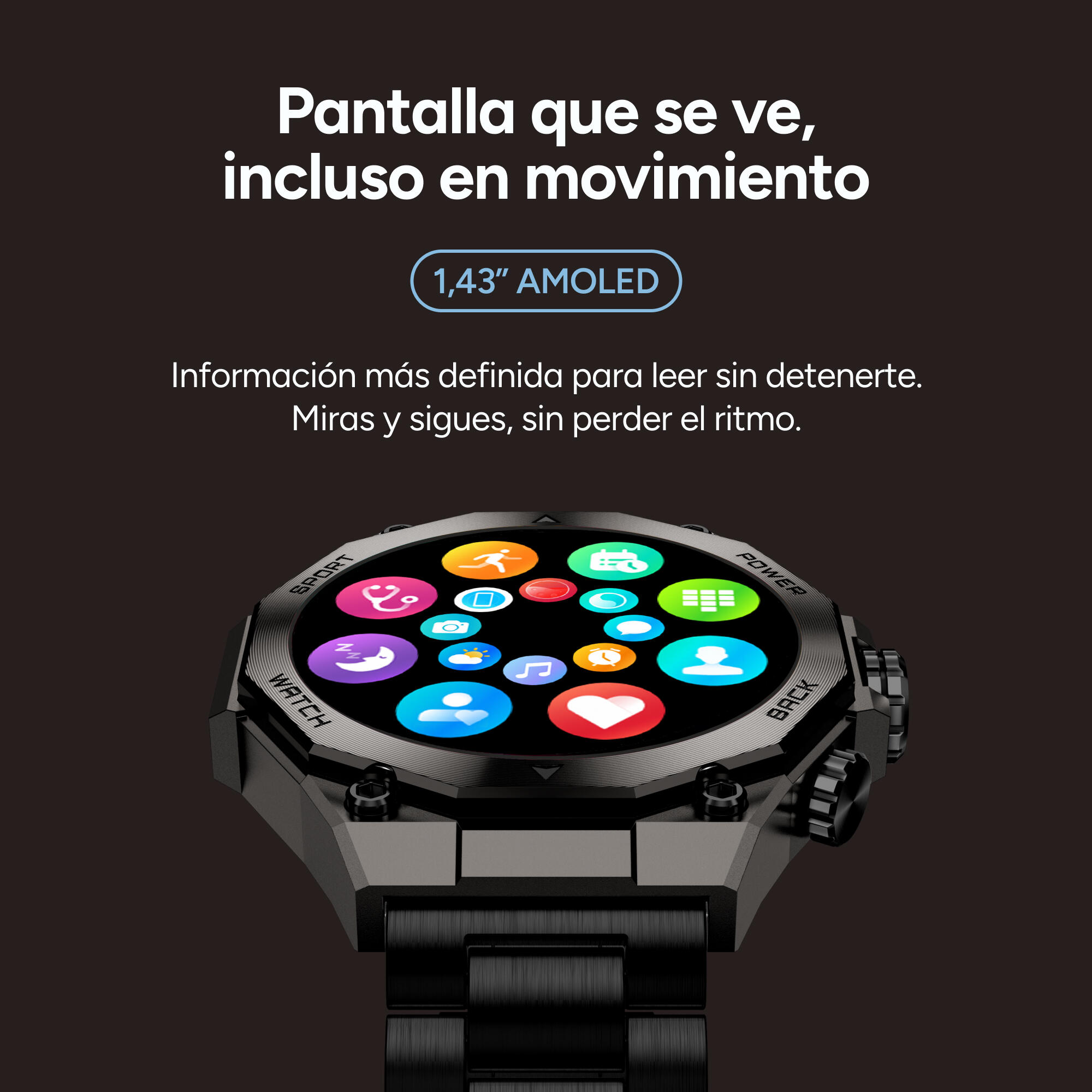 Smartwatch KSIX Titanium Go 4/7
