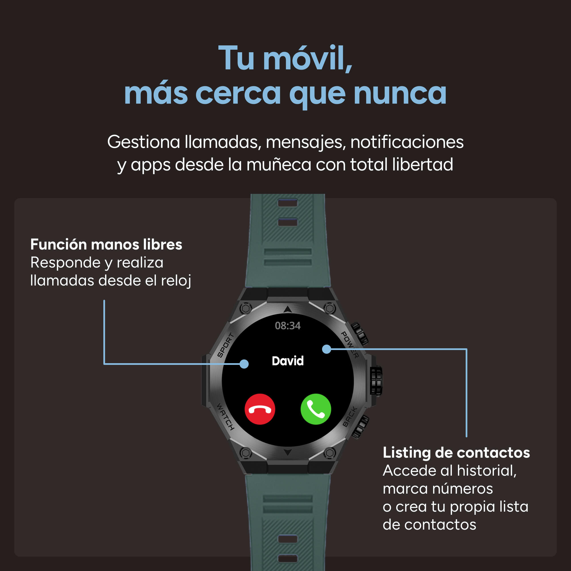 Smartwatch KSIX Titanium Go 6/7