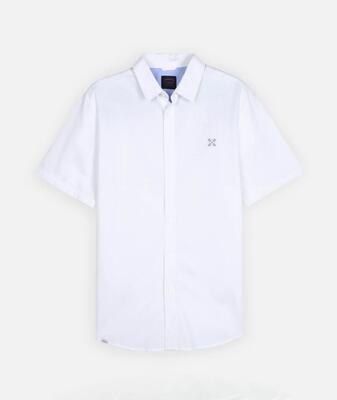Shirt met korte mouwen oxford