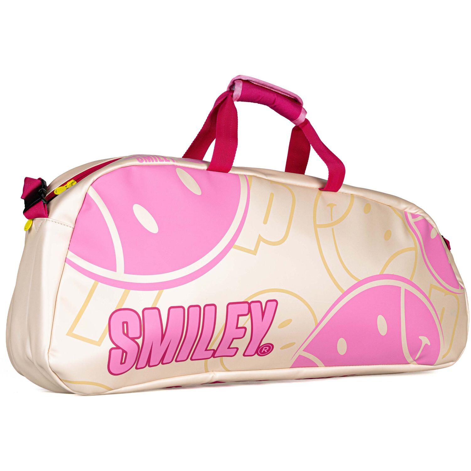 Raquetero Prince SMILEY COM 1 COMP rosa 2/4