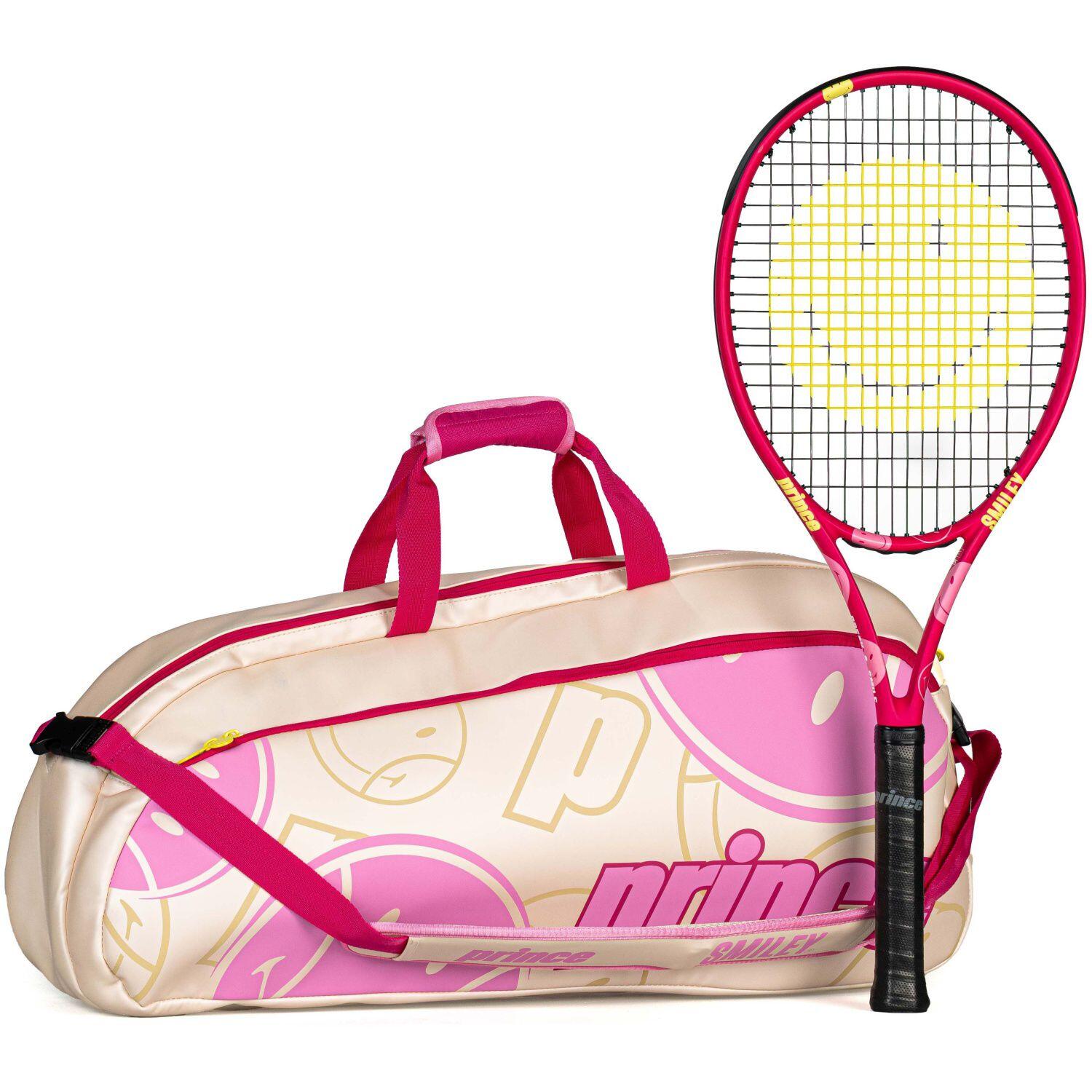 Raquetero Prince SMILEY COM 1 COMP rosa 4/4