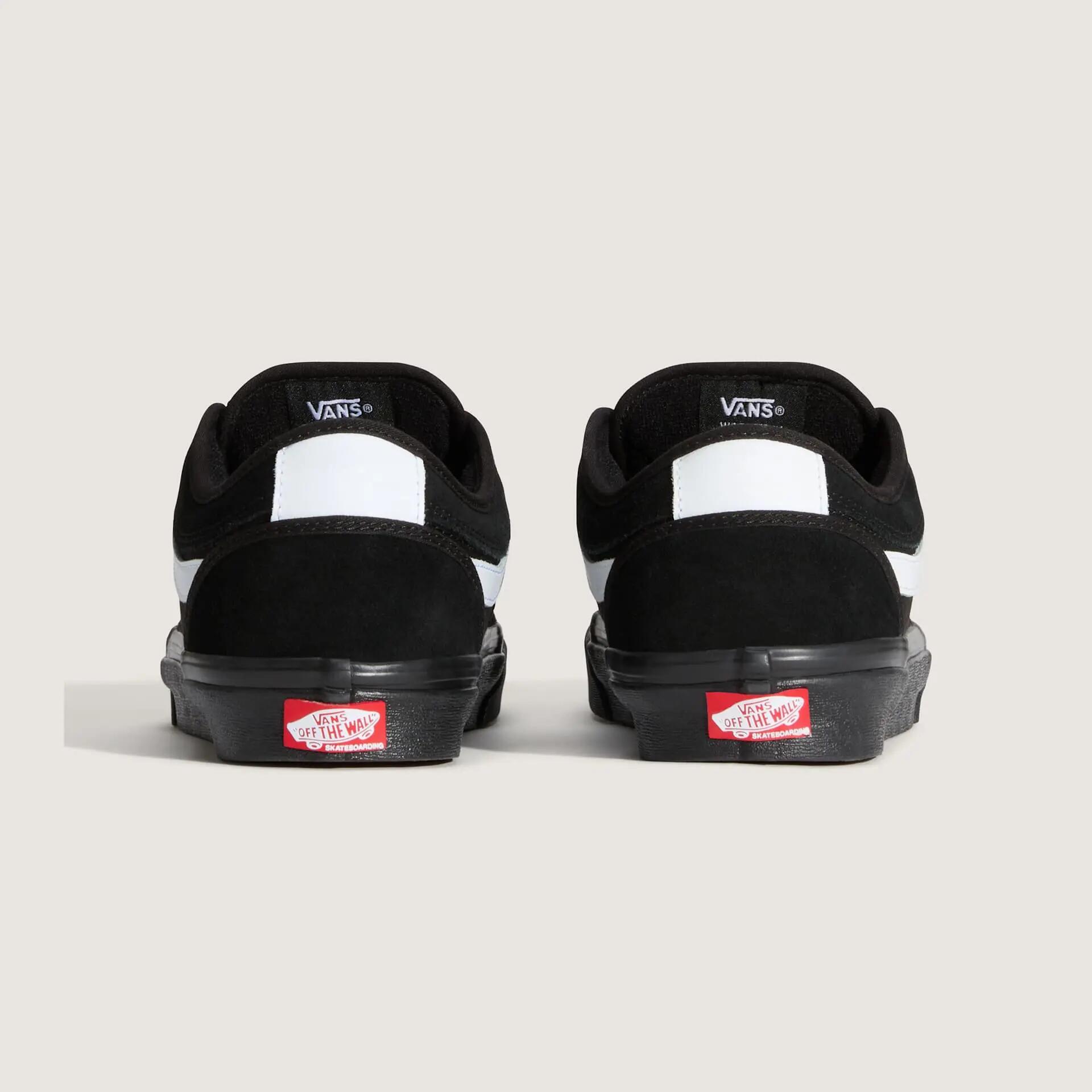 VANS CHUKKA LOW SIDESTRIPE fekete férfi deszkás cipő PopCush párnázással 4/5