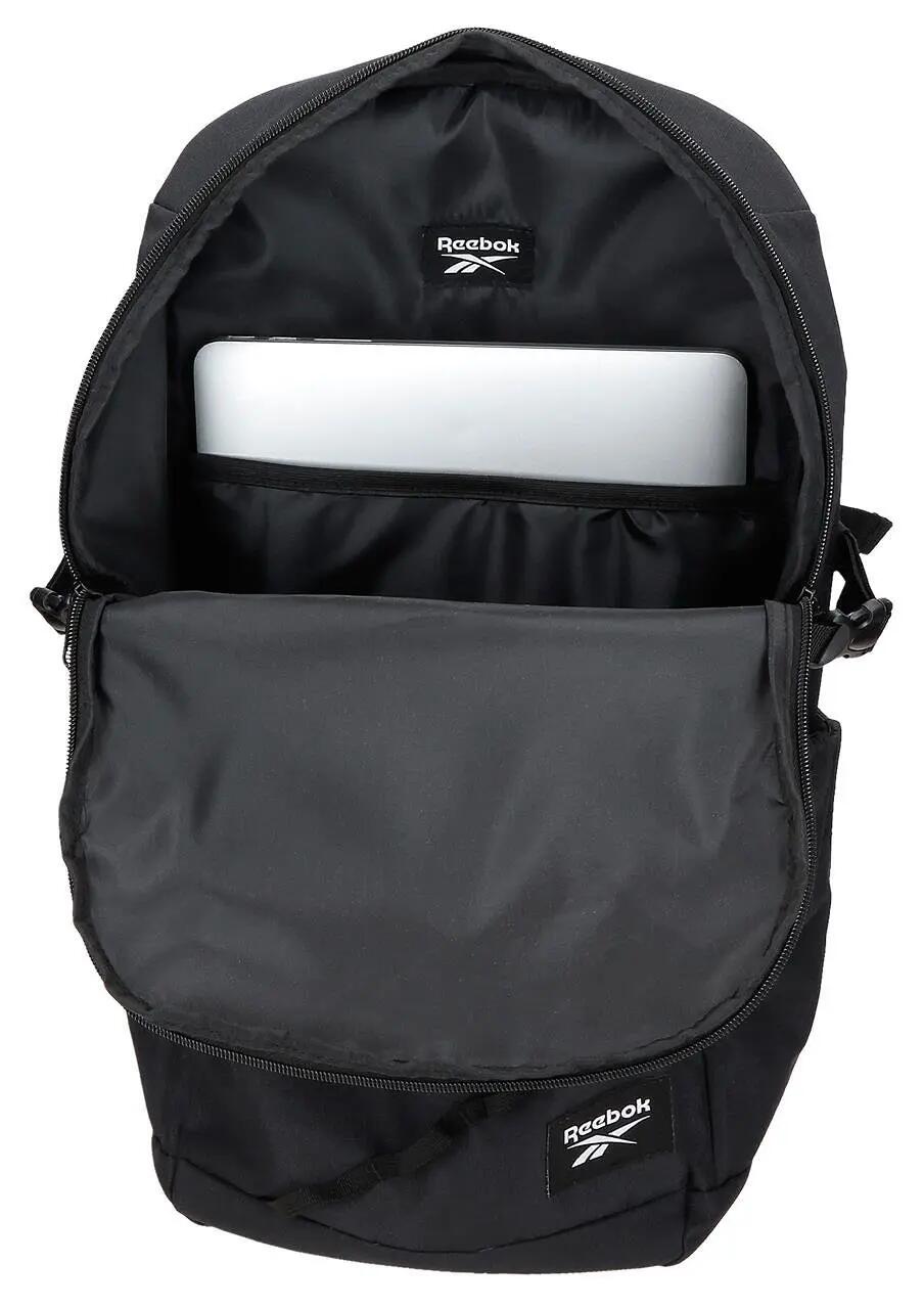Mochila portaordenador de hombre Reebok Dustin 50cm negro 3/5