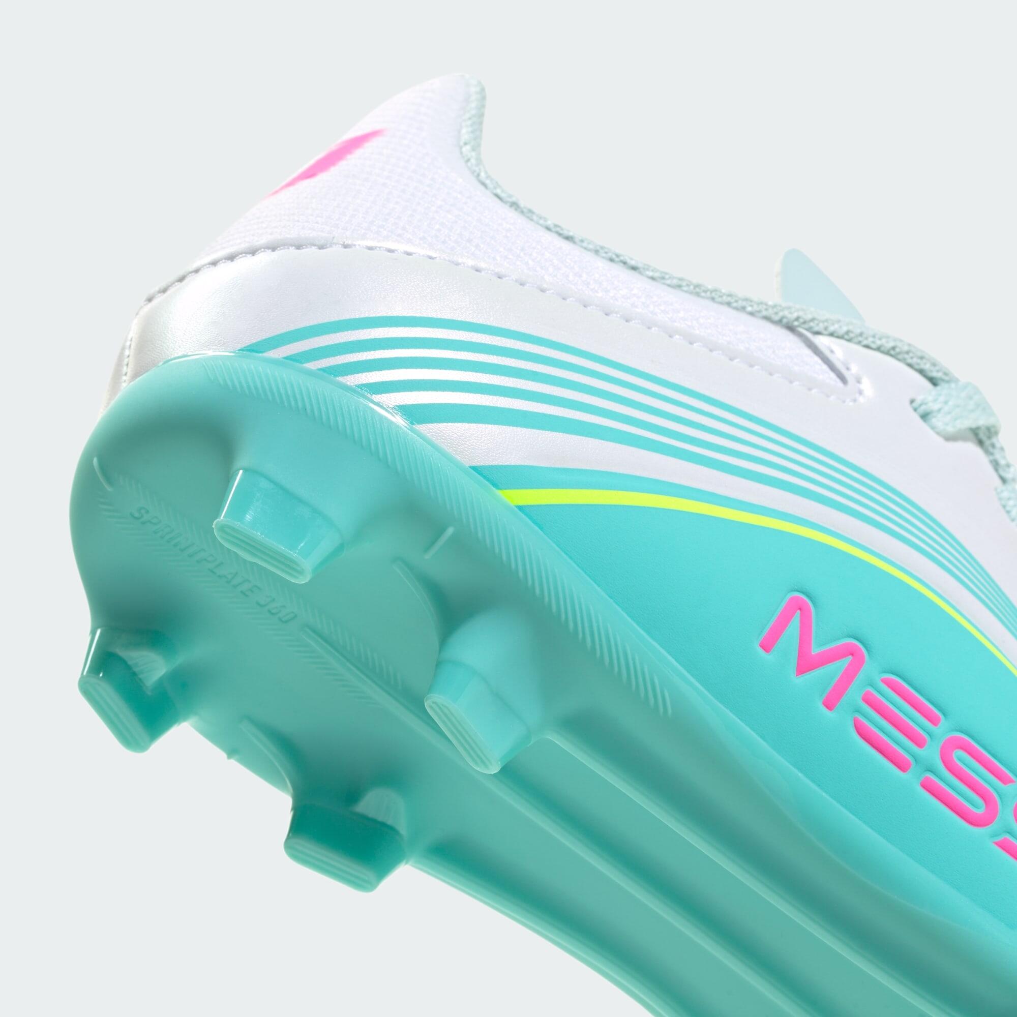 Bota de fútbol F50 MESSI LEAGUE césped natural seco/multisuperficie niños 5/7
