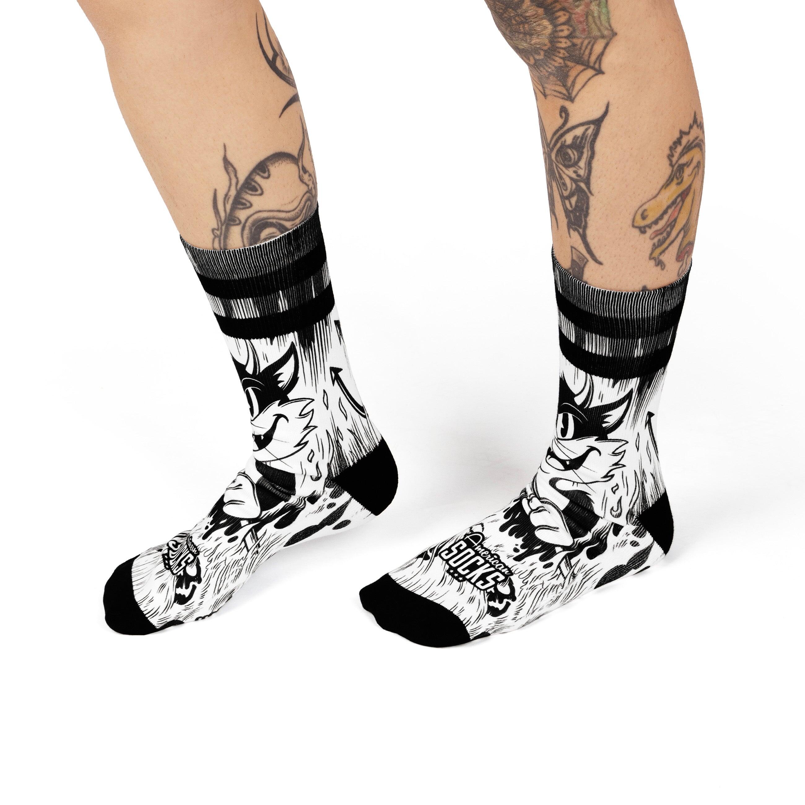 Calzini Evil Cat - Mid High - American Socks 4/6