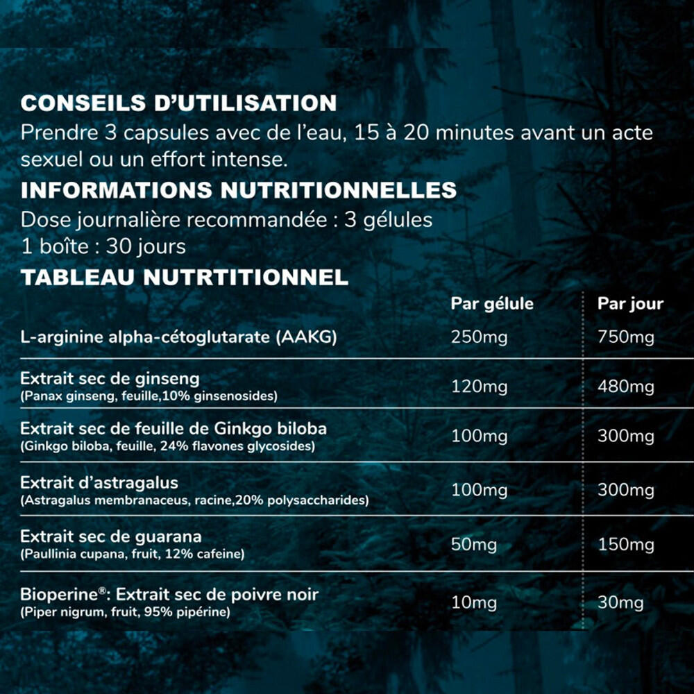 Estimulantes Sexuales - Alpha X (90cápsulas) 2/2