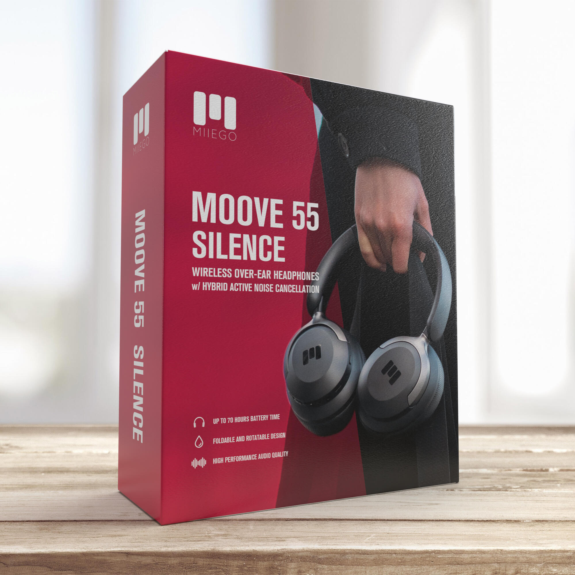MOOVE 55 Silence Noirs casque pour le sport et les loisirs 7/7