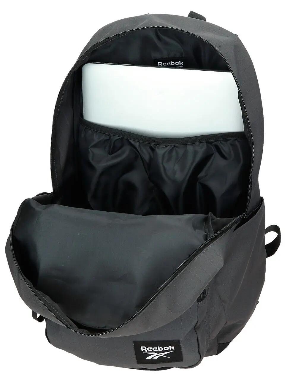 Mochila portaordenador de hombre Reebok Ethan 44cm antracita 3/5