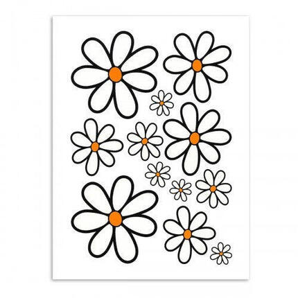 Transferset Magrites White Red 94x24cm