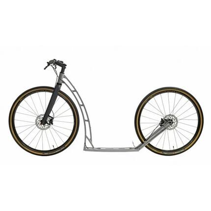 Mibo Alltrack scooter gravel silvergrey édition limitée