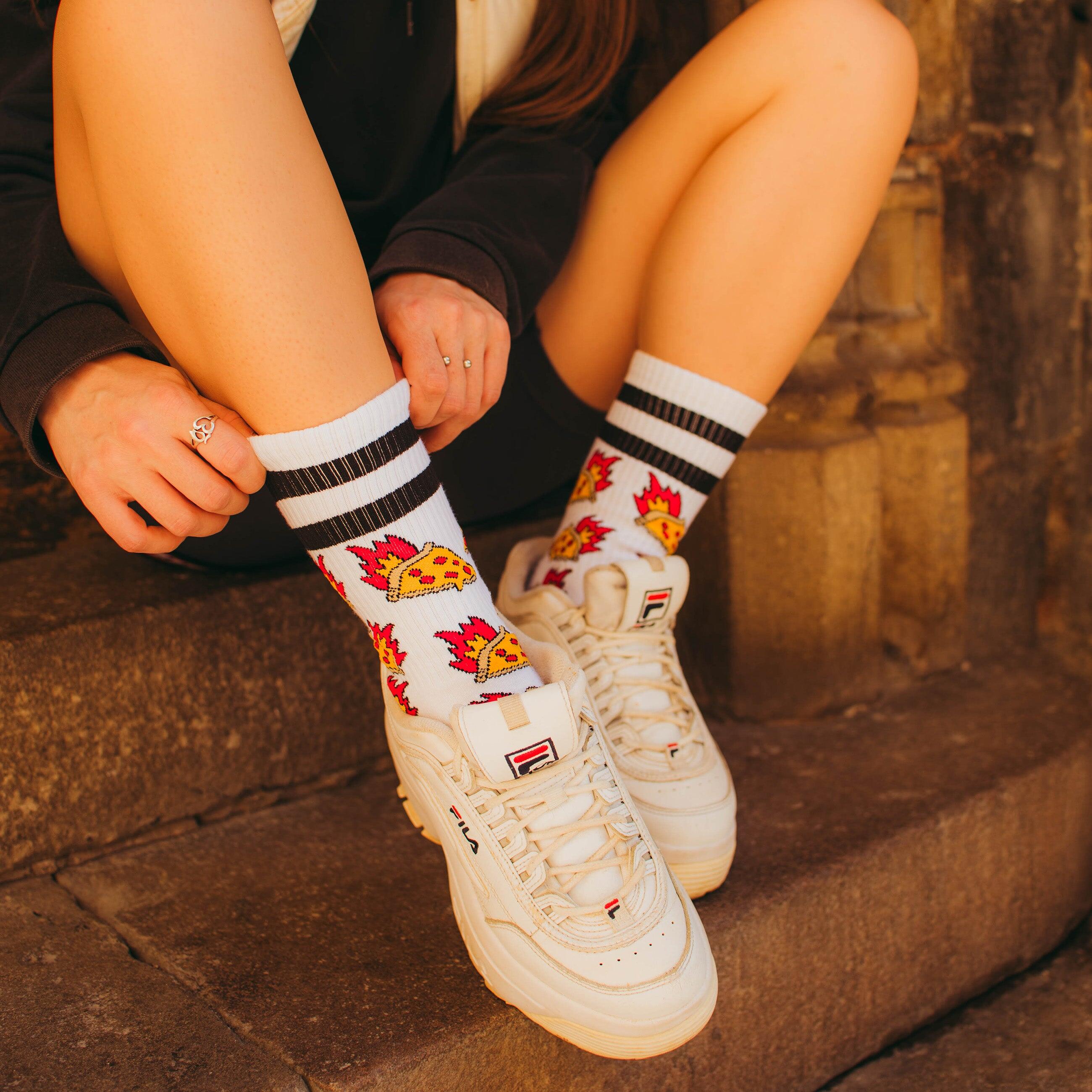 Calcetines Pizza Inferno - Mid High - American Socks 5/6