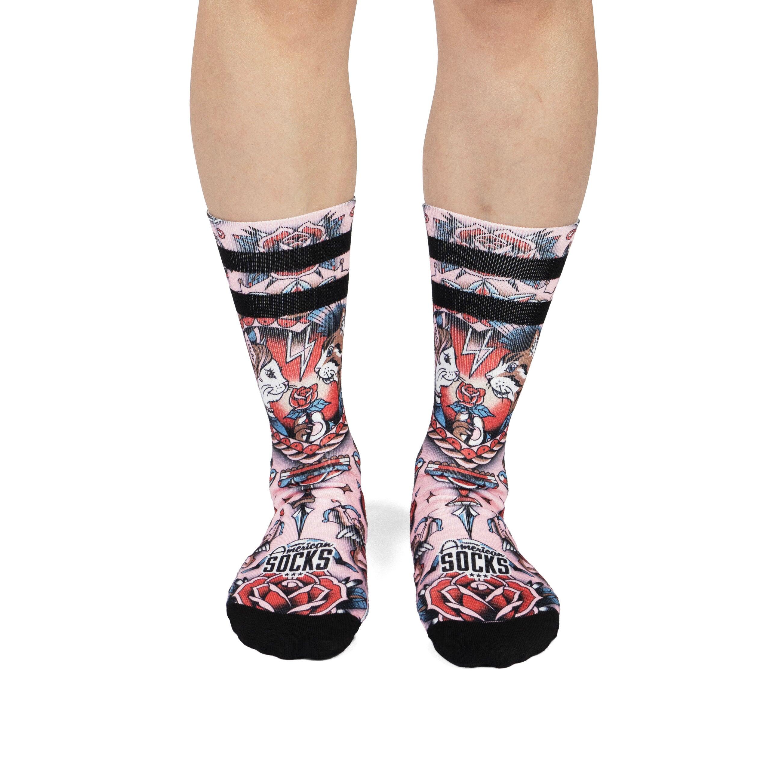 Calzini Feline Hearts - Mid High - American Socks 3/6