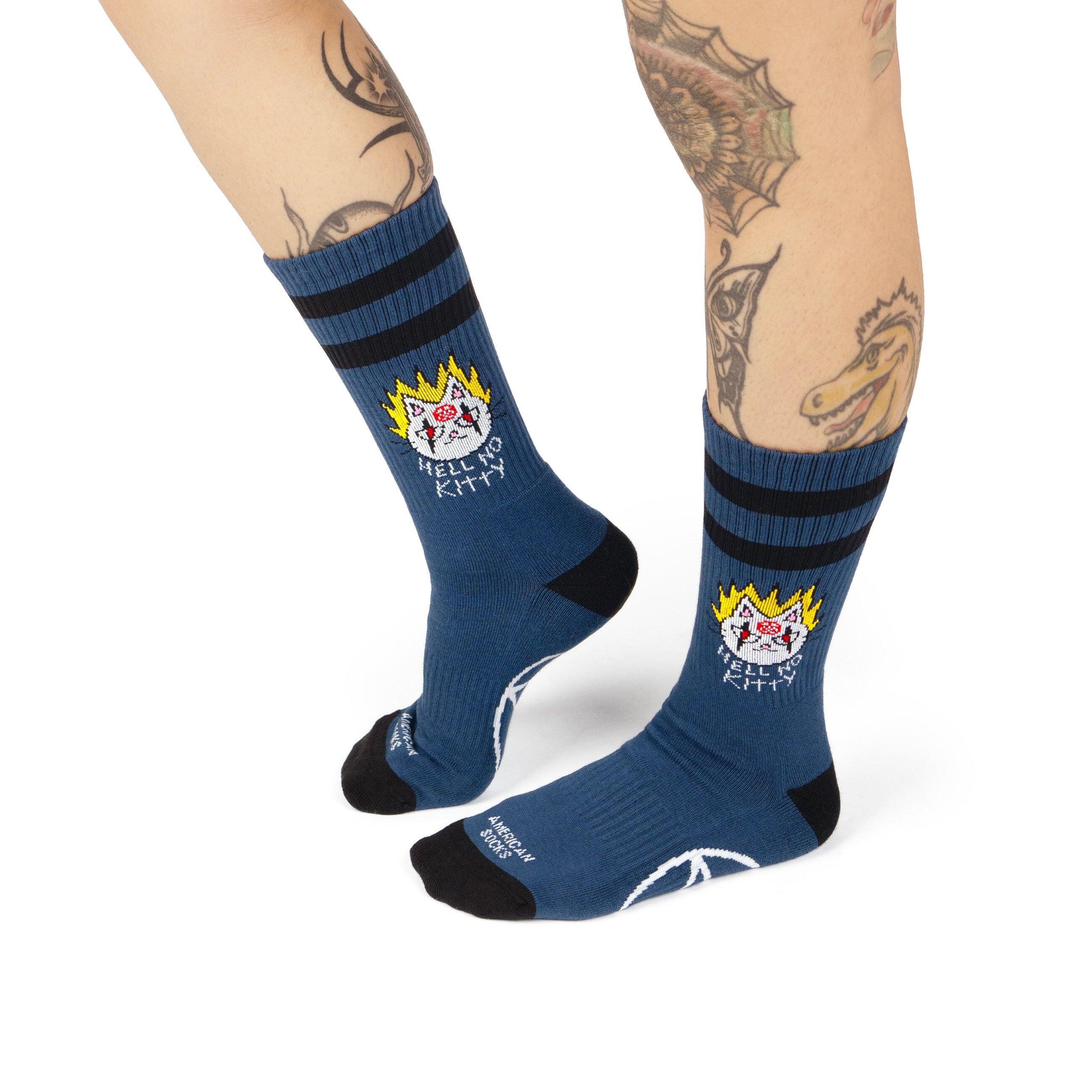 Socken Hell no kitty - Mid High - American Socks 3/6