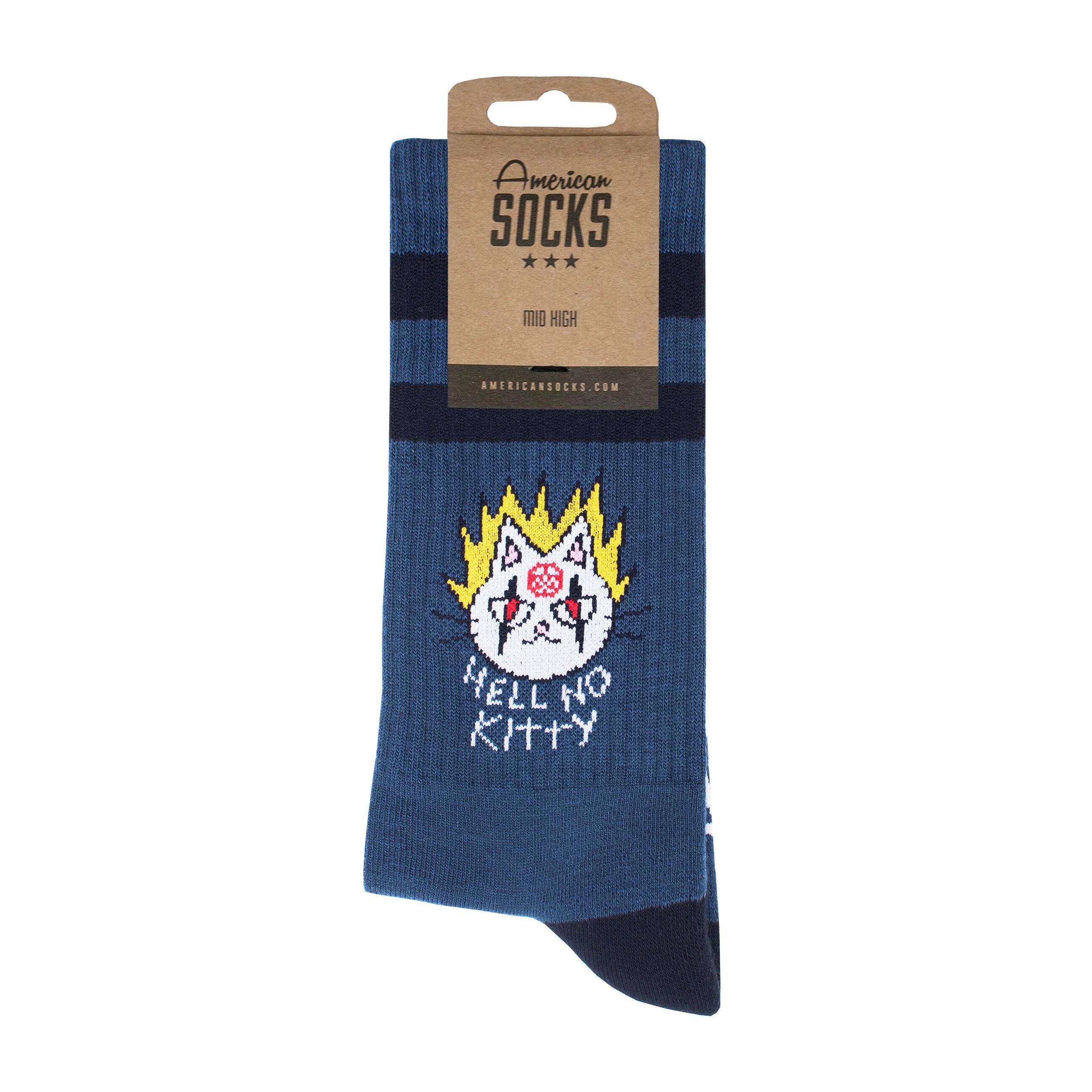 Socken Hell no kitty - Mid High - American Socks 2/6