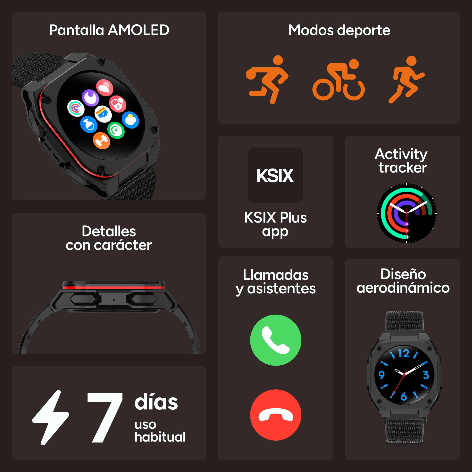 Montre connectée KSIX Zenthium Go 2/7