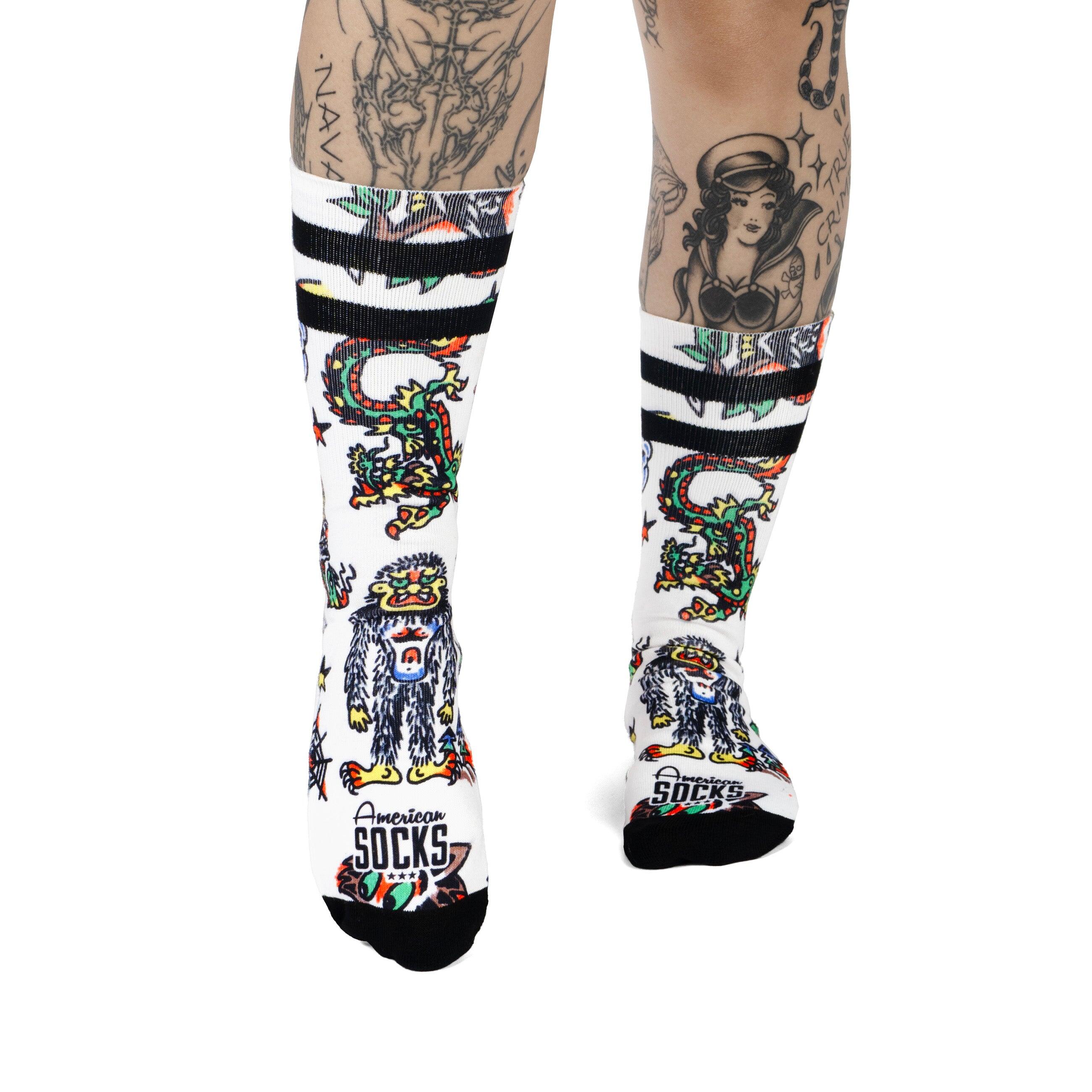 Socken Outlaw - Mid High - American Socks 3/4