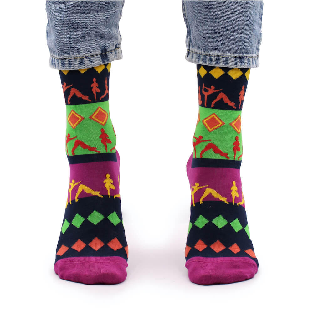 Calcetines de bambú Hop Hare - Posturas de yoga 2/5