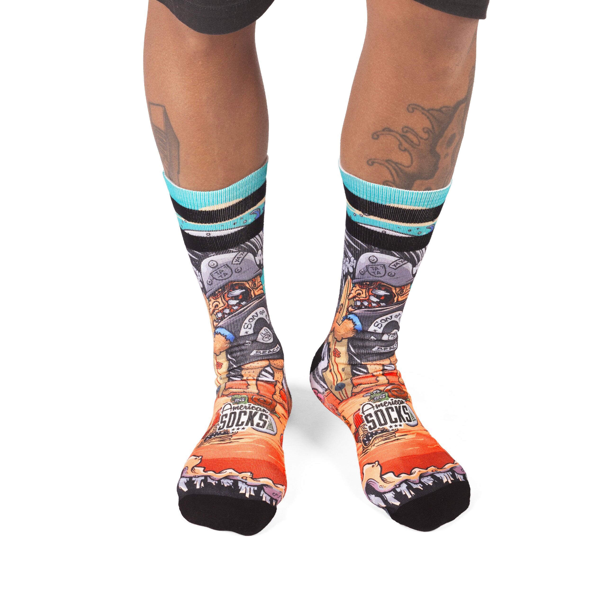 Chaussettes Son of a beach - Mid High - American Socks 3/6