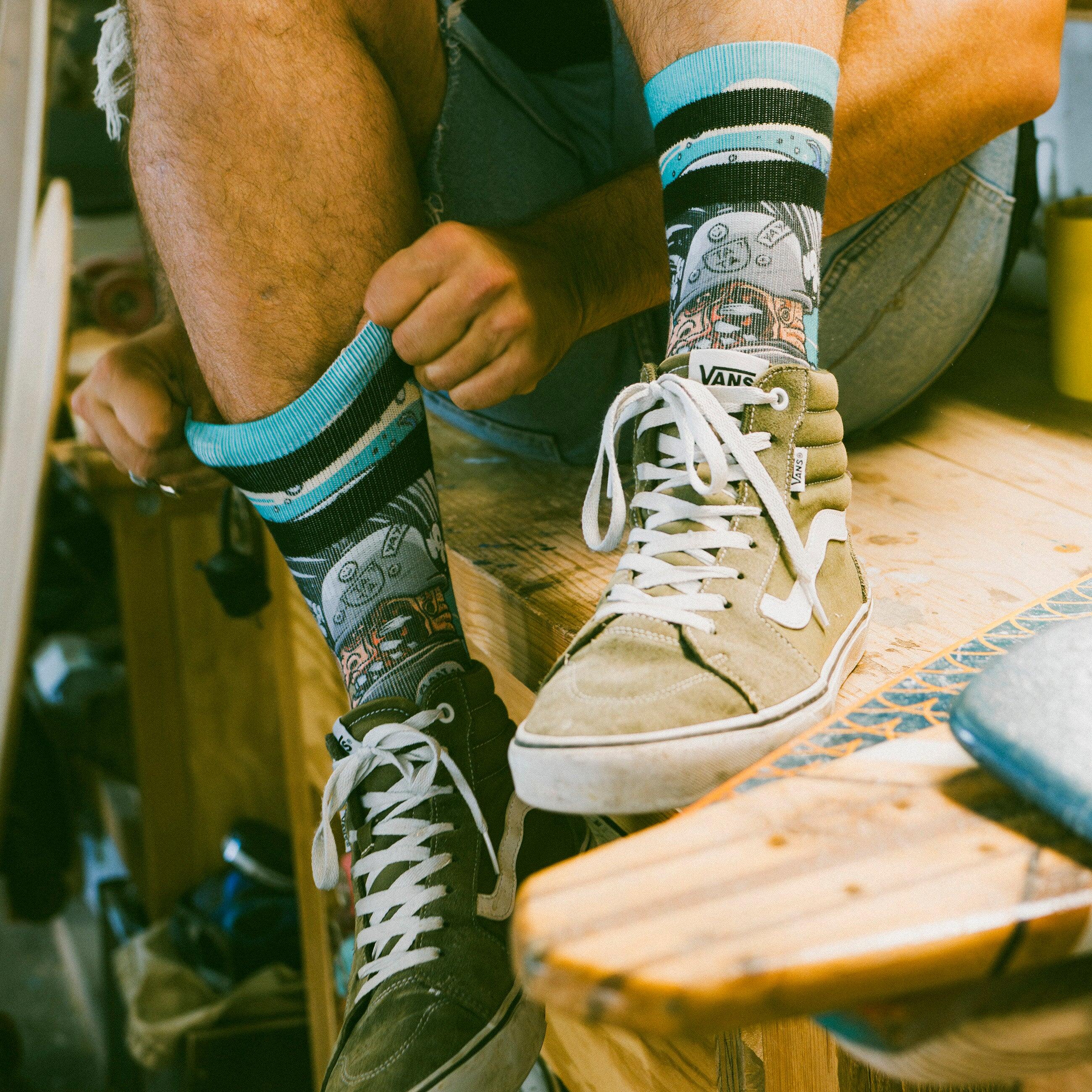Chaussettes Son of a beach - Mid High - American Socks 5/6