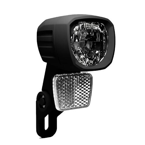 Herrmans Nordic CL3 E-bike front light 100 lm 6–12 V - black
