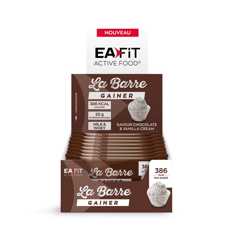 La Barre Gainer Chocolate & Vanilla Cream x 16 barres 3/7