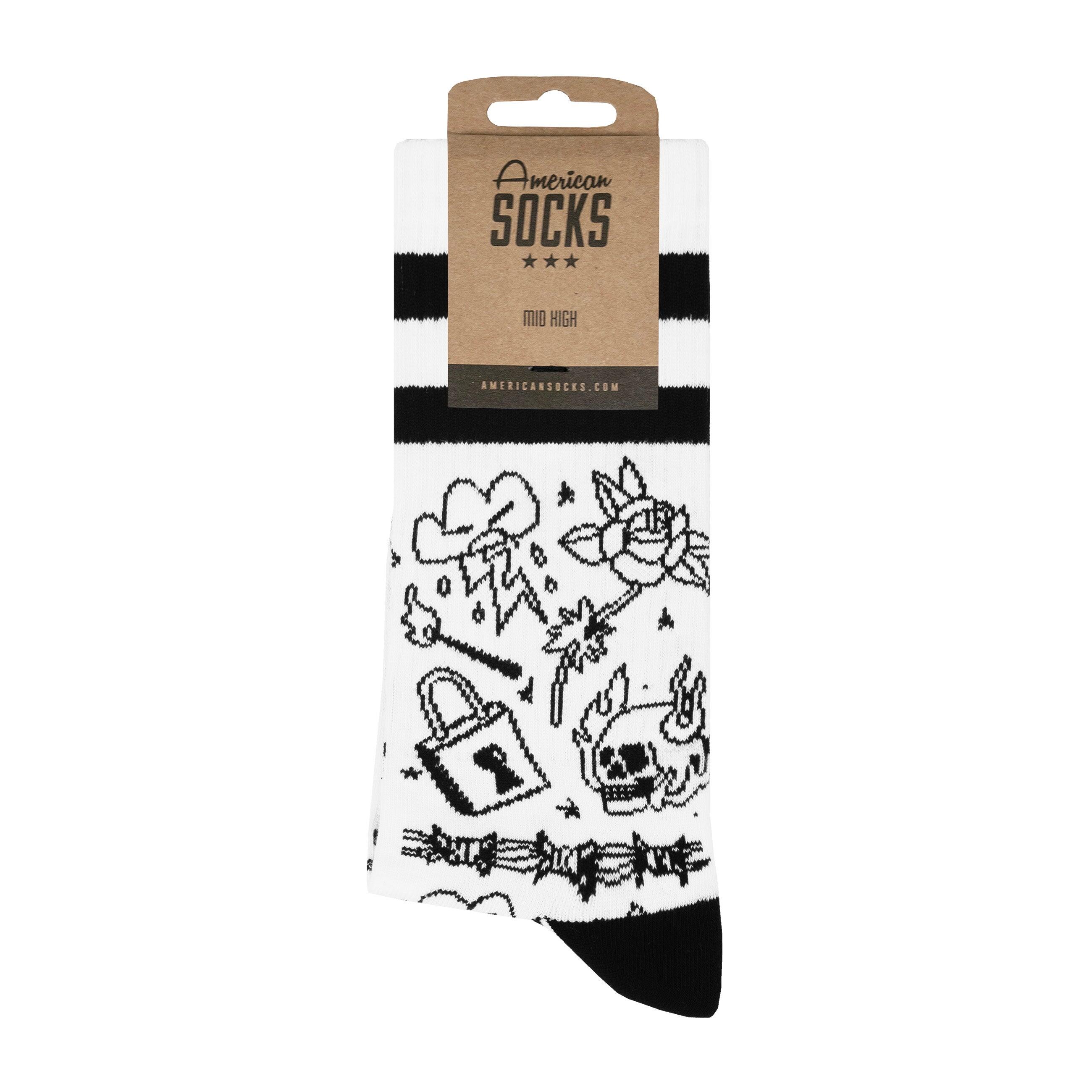 Chaussettes Burning rage - Mid High - American Socks 2/4