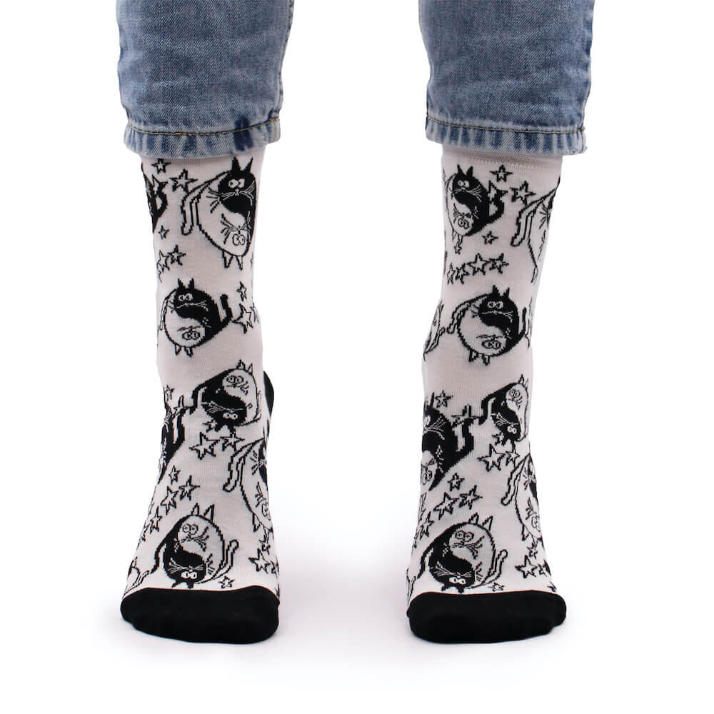 Calcetines de bambú Hop Hare - Ying-Yang 2/4