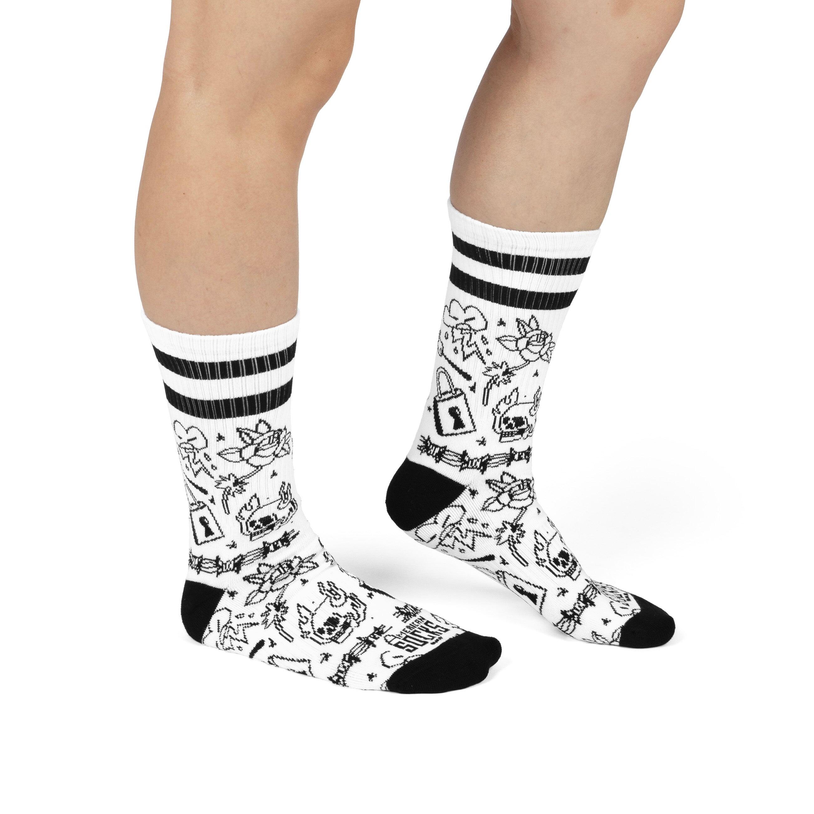 Chaussettes Burning rage - Mid High - American Socks 4/4