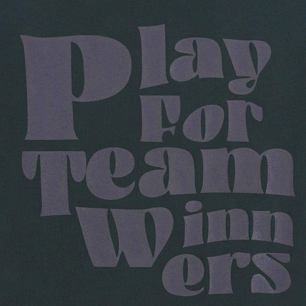 T-shirt girocollo in jersey di cotone grigio antracite con stampa sul retro 6/7