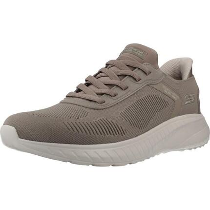 Zapatillas Skechers Bob Squad Chaos - Solid Step, Beige, Hombre