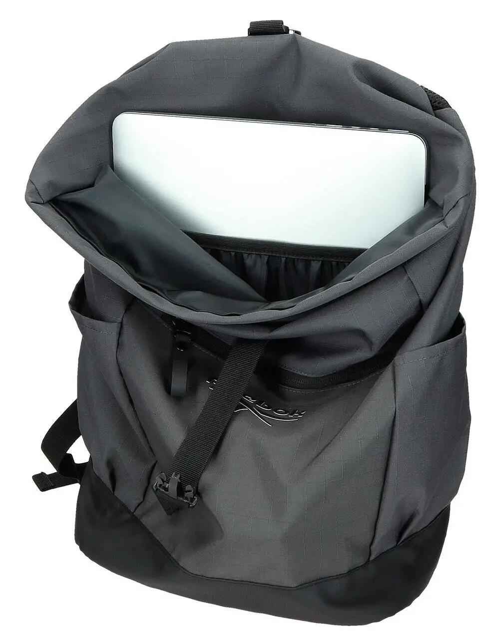 Mochila portaordenador de hombre Reebok Arthur 44cm antracita 3/5