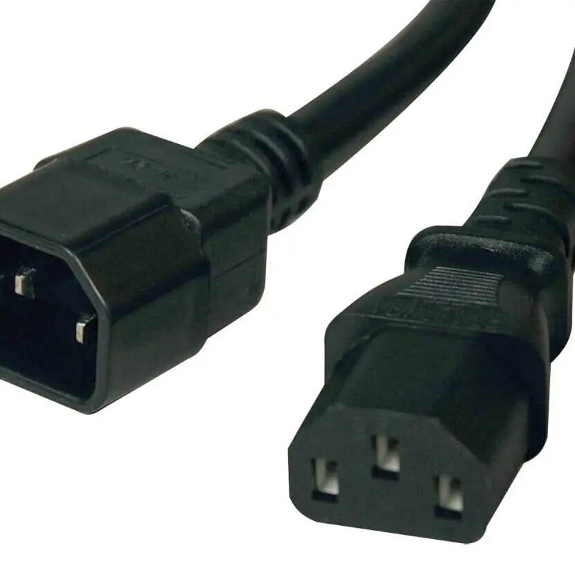 Ngk IEC320-C13 to C14 Power Extension Cable 2 m Black