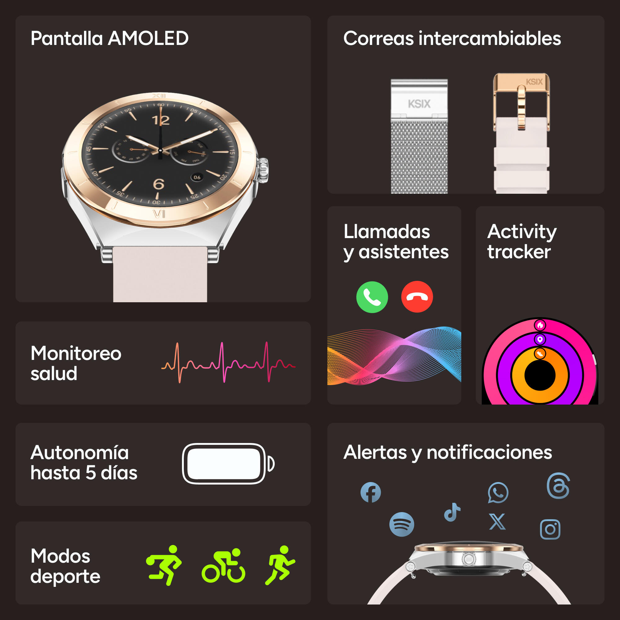 Smartwatch KSIX Lya Go 2/7